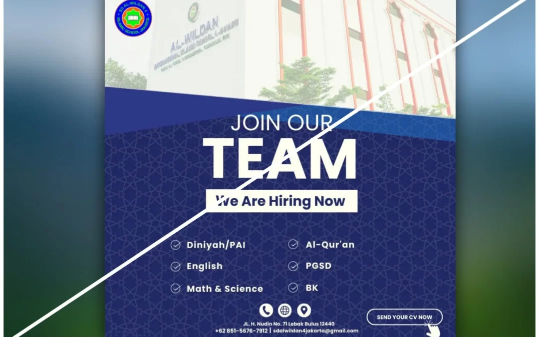 Job Vacancy | AL – WILDAN 4 JAKARTA, 2023