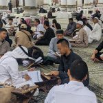 التعلم اليومي مع المشايخ في الدورة الخارجية في المسجد النبوي #7