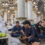 التعلم اليومي مع المشايخ في الدورة الخارجية في المسجد النبوي #7