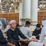 التعلم اليومي مع المشايخ في الدورة الخارجية في المسجد النبوي #7