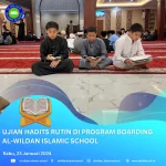 Ujian Hadits Rutin di Program Boarding Al-Wildan Islamic School