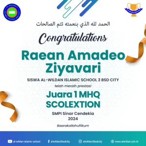 Prestasi Siswa-Siswi AL-WILDAN