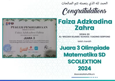 Prestasi Siswa-Siswi AL-WILDAN