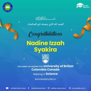AL-WILDAN ISLAMIC SCHOOL Alumni Advance to Prestigious Universities