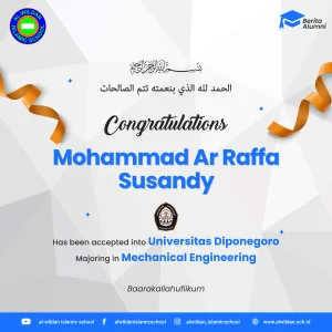 AL-WILDAN ISLAMIC SCHOOL Alumni Advance to Prestigious Universities