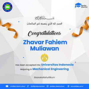 AL-WILDAN ISLAMIC SCHOOL Alumni Advance to Prestigious Universities