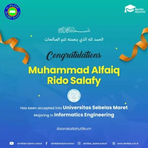 AL-WILDAN ISLAMIC SCHOOL Alumni Advance to Prestigious Universities