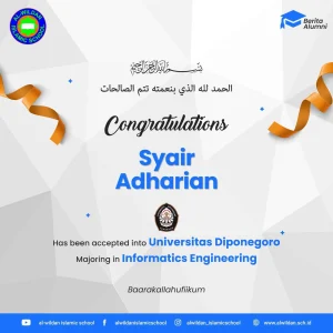 AL-WILDAN ISLAMIC SCHOOL Alumni Advance to Prestigious Universities