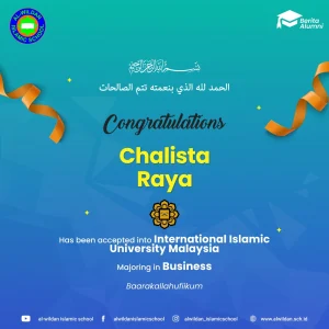 AL-WILDAN ISLAMIC SCHOOL Alumni Advance to Prestigious Universities