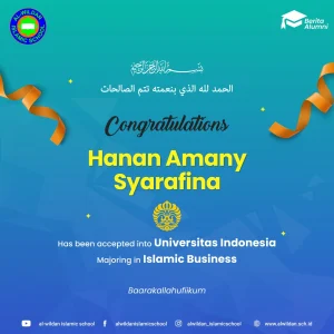 AL-WILDAN ISLAMIC SCHOOL Alumni Advance to Prestigious Universities