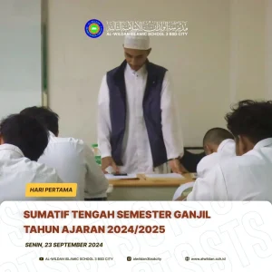 Mid-term Exam (STS) for the School Year 2024/2025 Odd Semester in AL-WILDAN ISLAMIC SCHOOL