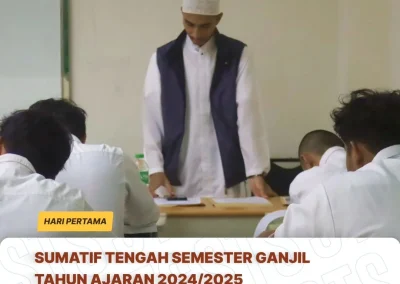 Mid-term Exam (STS) for the School Year 2024/2025 Odd Semester in AL-WILDAN ISLAMIC SCHOOL