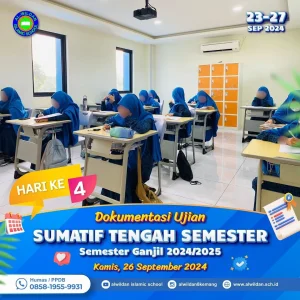 Mid-term Exam (STS) for the School Year 2024/2025 Odd Semester in AL-WILDAN ISLAMIC SCHOOL