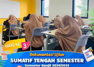 Mid-term Exam (STS) for the School Year 2024/2025 Odd Semester in AL-WILDAN ISLAMIC SCHOOL