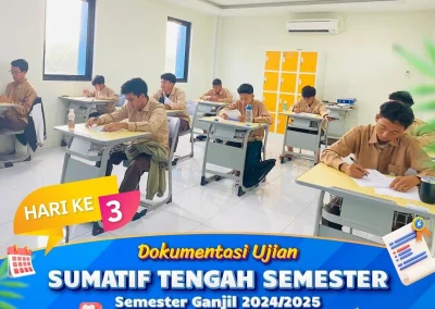 Mid-term Exam (STS) for the School Year 2024/2025 Odd Semester in AL-WILDAN ISLAMIC SCHOOL