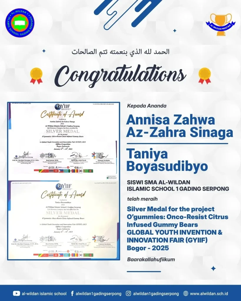 فاز Gading Serpong في المعرض العالمي لاختراع وابتكار الشباب ٢٠٢٥ (GYIIF 2025)