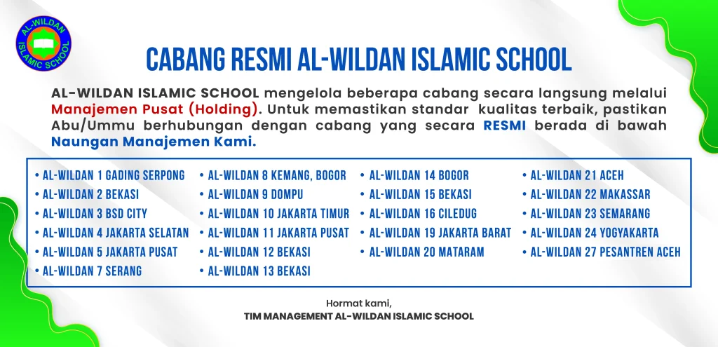 AL-WILDAN ISLAMIC SCHOOL New Student Admissions for A.Y. 2026/2027: Schedule, Stages, and Registration Information
