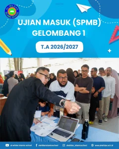 Ujian Bersama SPMB Gelombang 1 Tahun Ajaran 2026/2027 AL-WILDAN ISLAMIC SCHOOL