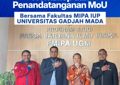 AL-WILDAN ISLAMIC SCHOOL Establishes Collaboration with the Faculty of MIPA IUP at Universitas Gadjah Mada