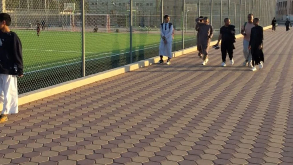 Berolahraga bersama di Universitas Islam Madinah